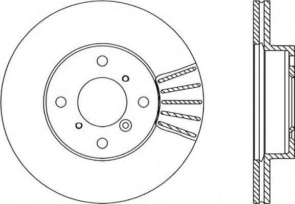 OPEN PARTS BDA182320 Тормозной диск