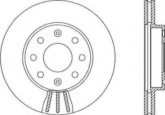 OPEN PARTS BDA214520 Тормозной диск