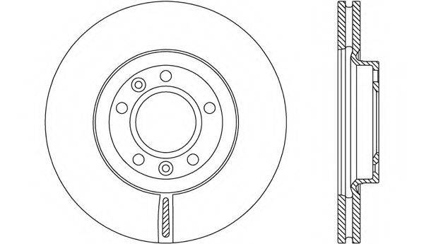 OPEN PARTS BDA215820 Тормозной диск