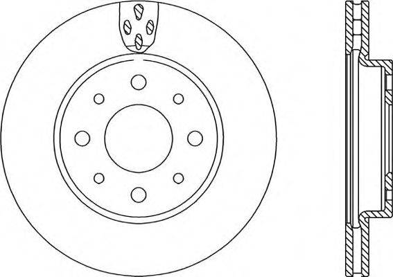 OPEN PARTS BDA223420 Тормозной диск