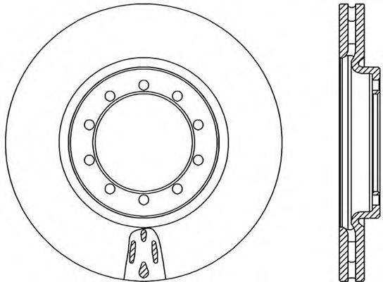 OPEN PARTS BDA231920 Тормозной диск