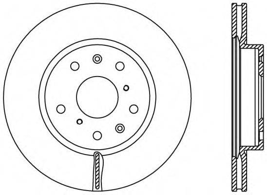 OPEN PARTS BDA236720 Тормозной диск