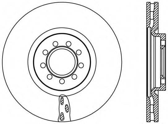 OPEN PARTS BDA238920 Тормозной диск