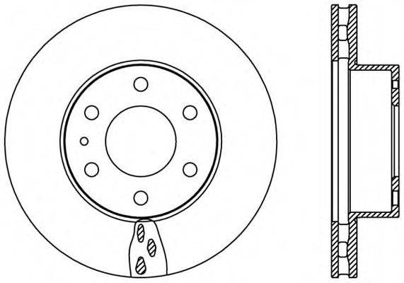 OPEN PARTS BDA239020 Тормозной диск