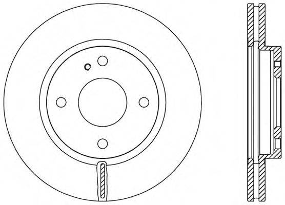 OPEN PARTS BDA245420 Тормозной диск