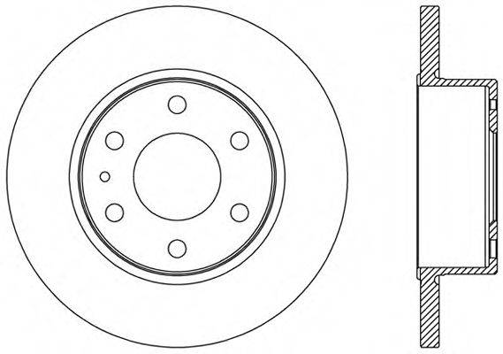 OPEN PARTS BDA247110 Тормозной диск