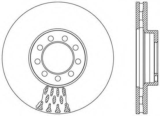 OPEN PARTS BDA247220 Тормозной диск