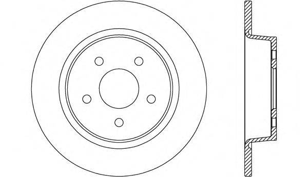 OPEN PARTS BDA263510 Тормозной диск