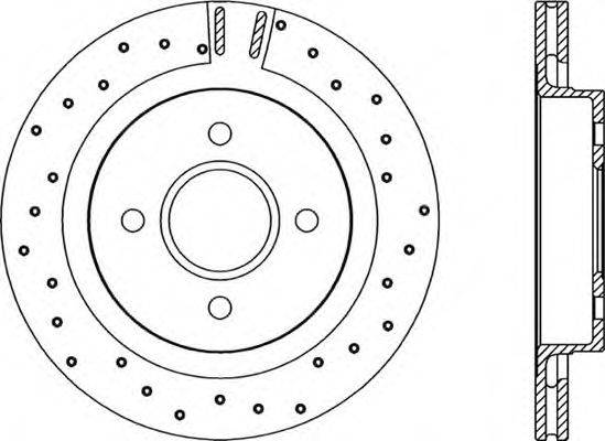 OPEN PARTS BDRS117825 Тормозной диск