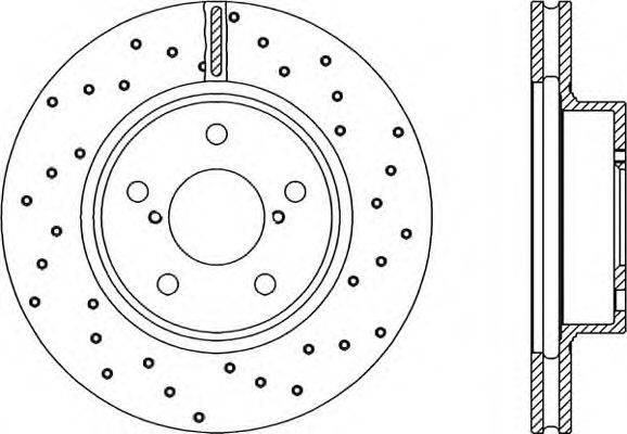 OPEN PARTS BDRS149125 Тормозной диск