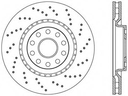 OPEN PARTS BDRS174125 Тормозной диск