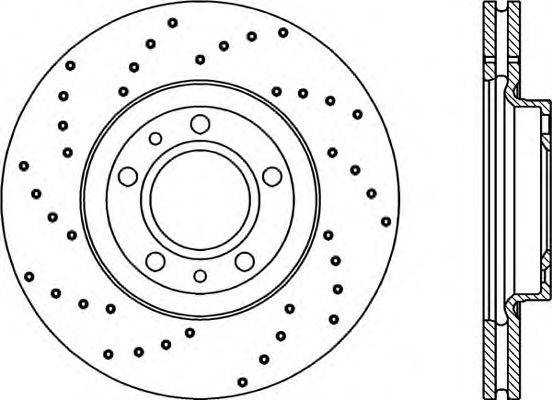 OPEN PARTS BDRS215825 Тормозной диск