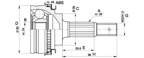 OPEN PARTS CVJ5341.10