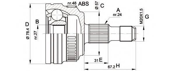 OPEN PARTS CVJ5443.10