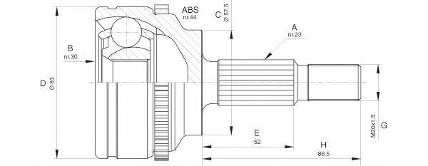 OPEN PARTS CVJ5619.10