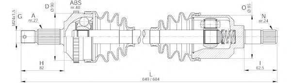 OPEN PARTS DRS6243.00