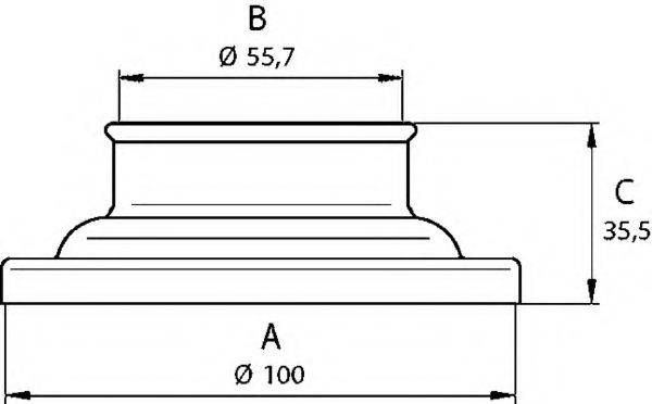 OPEN PARTS SJK721300 Комплект пылника, приводной вал