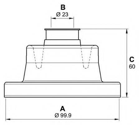 OPEN PARTS SJK722500 Комплект пылника, приводной вал