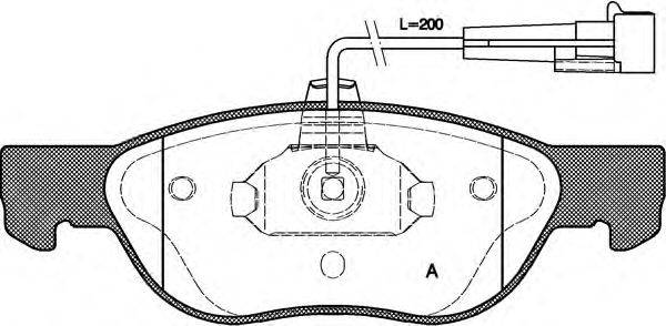 OPEN PARTS BPA0587.12