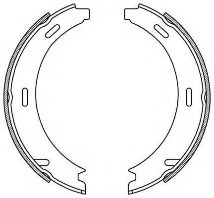 OPEN PARTS BSA204000 Комплект тормозных колодок