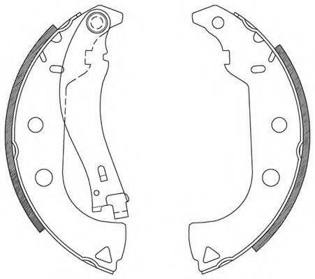 OPEN PARTS BSA209200 Комплект тормозных колодок