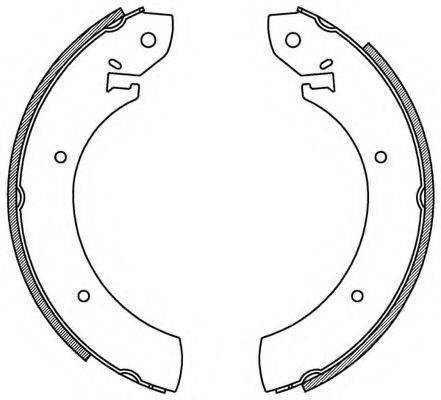 OPEN PARTS BSA213000 Комплект тормозных колодок