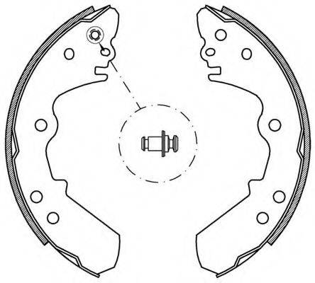 OPEN PARTS BSA213900 Комплект тормозных колодок