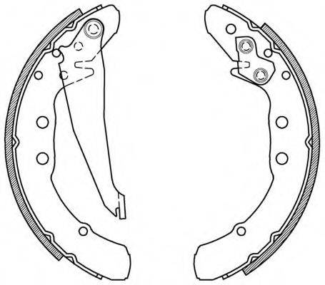 OPEN PARTS BSA215000 Комплект тормозных колодок