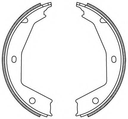 OPEN PARTS BSA218700 Комплект тормозных колодок