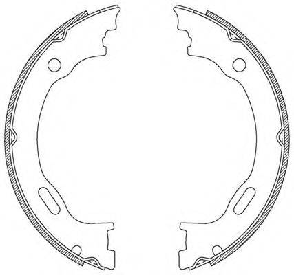 OPEN PARTS BSA218900 Комплект тормозных колодок