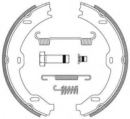 OPEN PARTS BSA219000 Комплект тормозных колодок