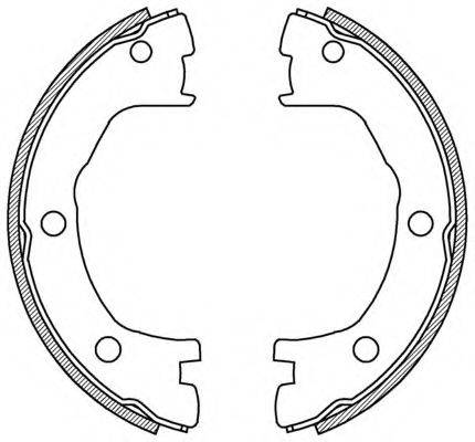 OPEN PARTS BSA219400 Комплект тормозных колодок