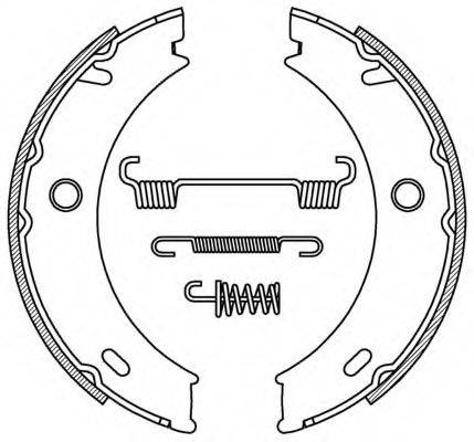 OPEN PARTS BSA219600 Комплект тормозных колодок