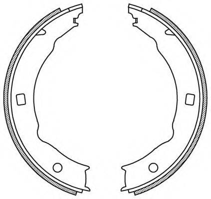 OPEN PARTS BSA219900 Комплект тормозных колодок