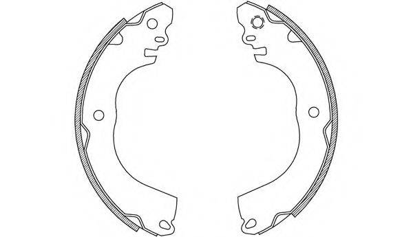 OPEN PARTS BSA223800 Комплект тормозных колодок