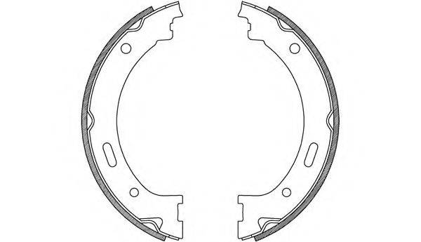 OPEN PARTS BSA223900 Комплект тормозных колодок