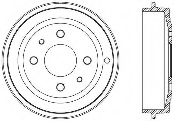 OPEN PARTS BAD900110 Тормозной барабан