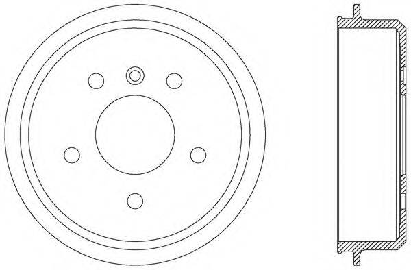 OPEN PARTS BAD903210 Тормозной барабан