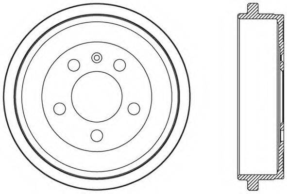OPEN PARTS BAD905410 Тормозной барабан