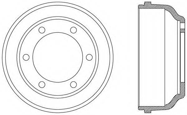 OPEN PARTS BAD905710 Тормозной барабан