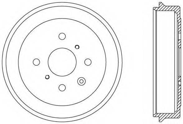 OPEN PARTS BAD907110 Тормозной барабан