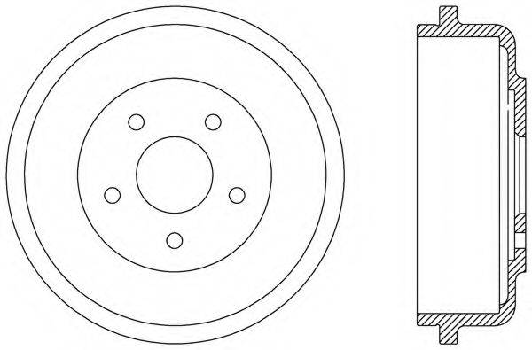 OPEN PARTS BAD907310 Тормозной барабан