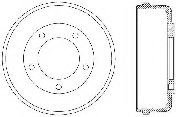 OPEN PARTS BAD907410 Тормозной барабан