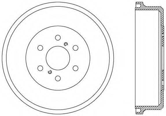 OPEN PARTS BAD908110 Тормозной барабан