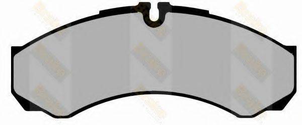 BRAKE ENGINEERING PA1312 Комплект тормозных колодок, дисковый тормоз