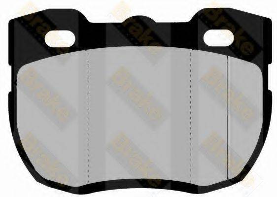 BRAKE ENGINEERING PA429 Комплект тормозных колодок, дисковый тормоз