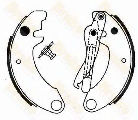 BRAKE ENGINEERING SH1052 Комплект тормозных колодок