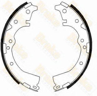 BRAKE ENGINEERING SH1184 Комплект тормозных колодок