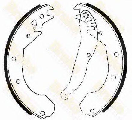 BRAKE ENGINEERING SH2211 Комплект тормозных колодок