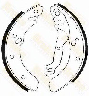 BRAKE ENGINEERING SH2229 Комплект тормозных колодок